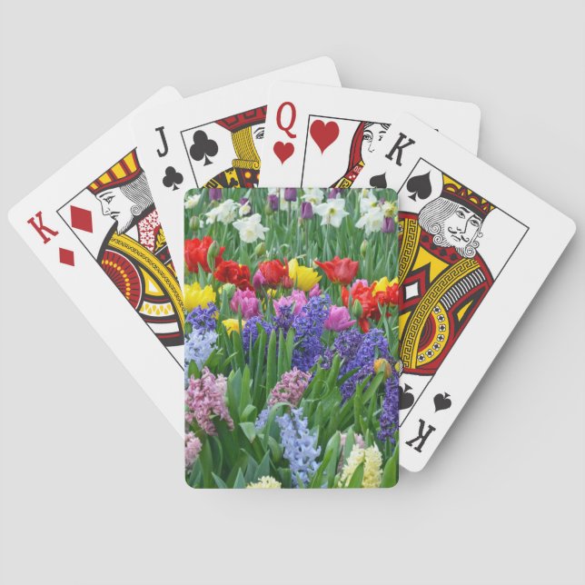 Blütengarten Spielkarten (Rückseite)