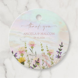 Blütenhochzeit Geschenkanhänger