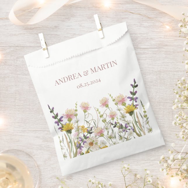 Blütenhochzeit Geschenktütchen (Ausgeschnitten)