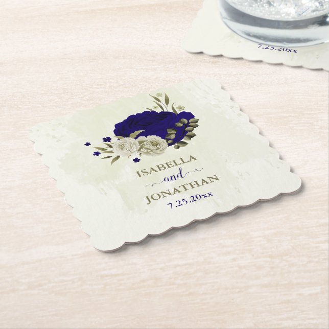 Blütenhochzeit Untersetzer (angewinkelt)