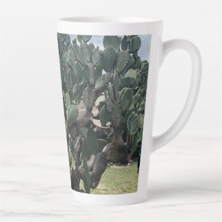 Blütenkaktus hohe Latte-Tasse Milchtasse