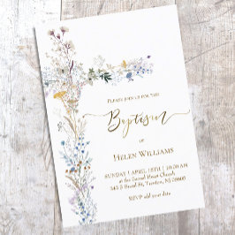 Blütenkreuz Einladung