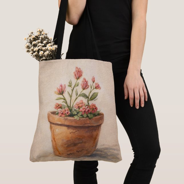 Blütenlandschaft Tasche (Von Nahem)