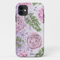 *~* Blütenleber Lavendel PEONDER Lila Glitzer