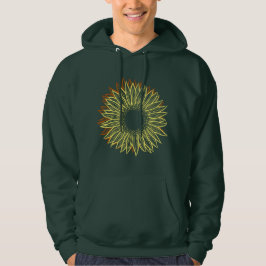 Blütenleuchte Rustikale Sonnenblumenleuchte Handge Hoodie