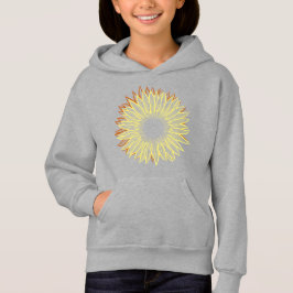 Blütenleuchte Rustikale Sonnenblumenleuchte Handge Hoodie