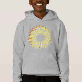Blütenleuchte Rustikale Sonnenblumenleuchte Handge Hoodie