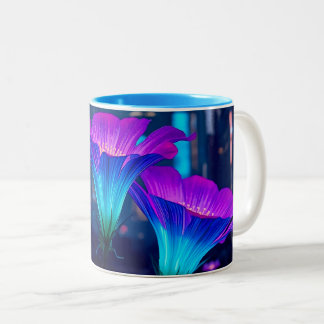 Blütenleuchtend Zweifarbige Tasse