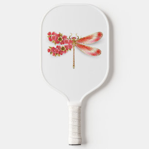 Blütenlibelle mit Schmuck sakura Pickleball Schläger