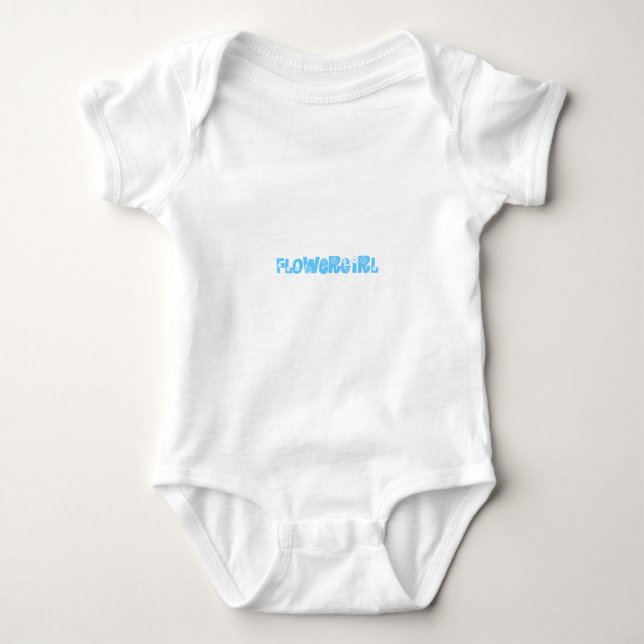 Blütenmädchen Baby Strampler (Vorderseite)