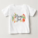 Blütenmädchen Baby T-shirt (Vorderseite)