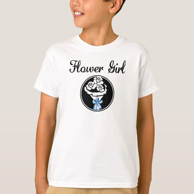Blütenmädchen T-Shirt (Vorderseite)