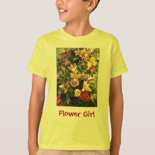 Blütenmädchen T-Shirt