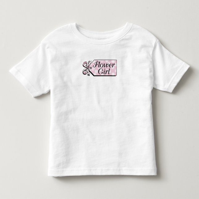 Blütenmädchenhochzeit Kleinkind T-shirt (Vorderseite)