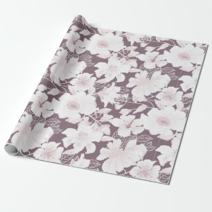 Blütenmuster Geschenkpapier