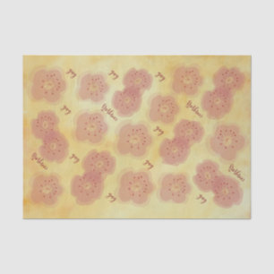 Blütenpapier in Pinks N Golds Tissue Seidenpapier