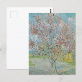 Blütenpfirsichbaum Postkarte