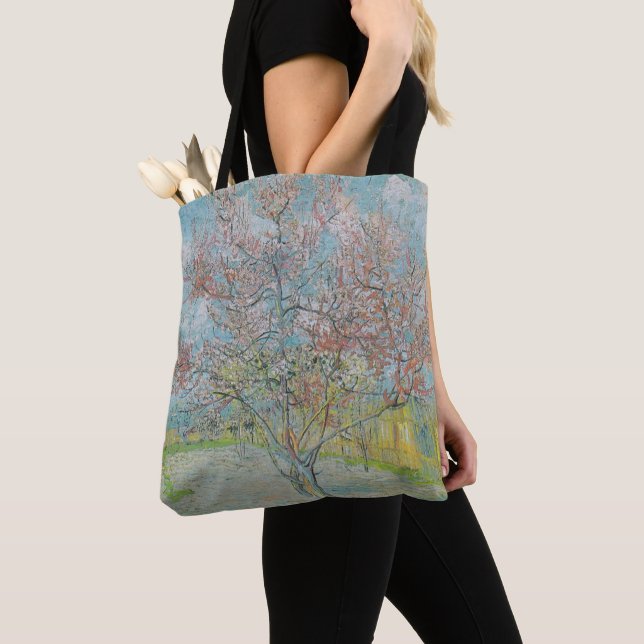 Blütenpfirsichbaum Tasche (Von Nahem)