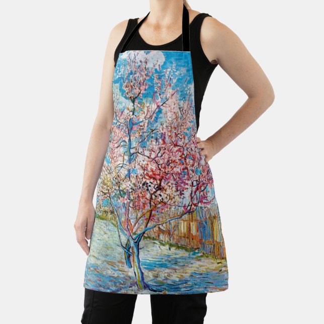 Blütenpfirsichbaum, Van Gogh Schürze (InSitu)