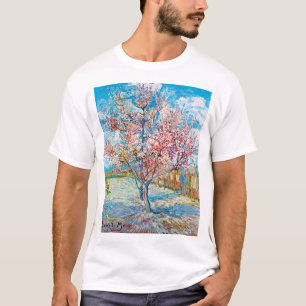 Blütenpfirsichbaum, Van Gogh T-Shirt