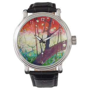 Blütenpflanze (nach Hiroshige), Van Gogh Armbanduhr