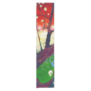 Blütenpflanze (nach Hiroshige), Van Gogh Kurzer Tischläufer
