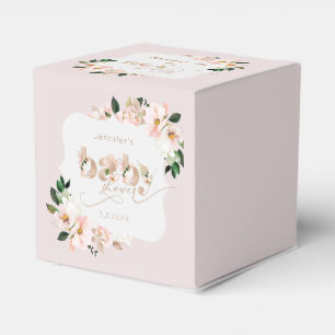 Blütenpinke Blumendusche Klammer Geschenkschachtel