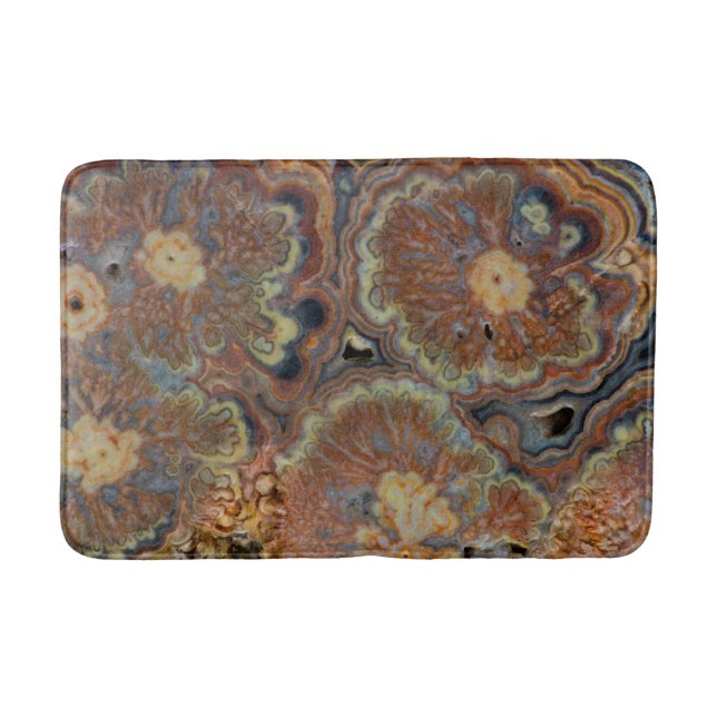 Blütenrohr Onyx Badematte (Vorderseite)