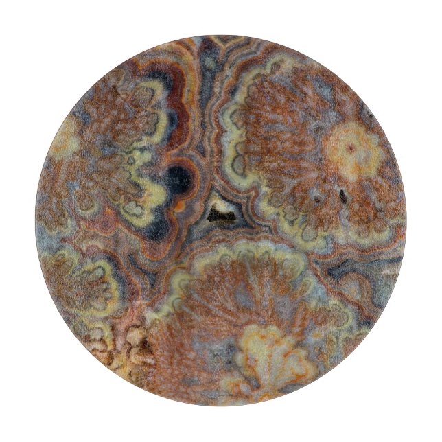 Blütenrohr Onyx Schneidebrett (Vorderseite)