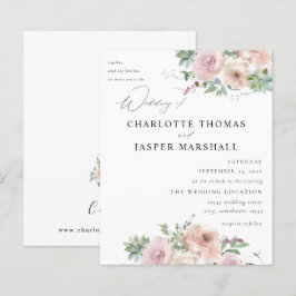 Blütenrosa Bläschen und Sukkulente Hochzeit