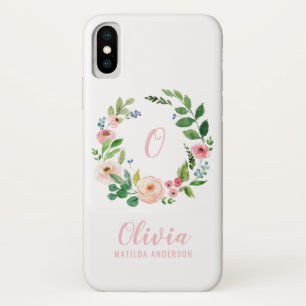 Blütenrosa Blumenkranz Case-Mate iPhone Hülle