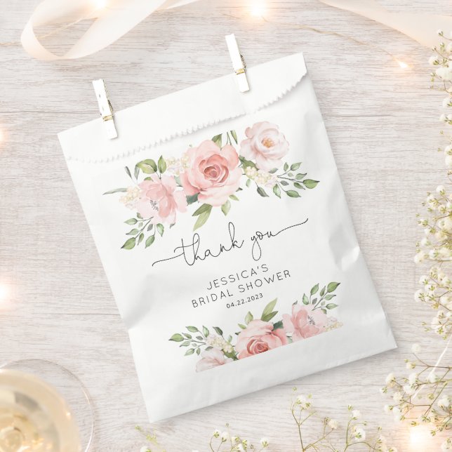 Blütenrosa Brautparty Geschenktütchen (Ausgeschnitten)