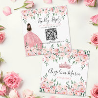 Blütenrosa Quinceanera QR-UAWG