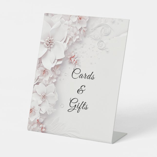 Blütenrosa Sockelschild (Vorderseite)