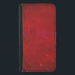 Blütenrot Abstrakte Textur mit Kratzern Samsung Galaxy S5 Geldbeutel Hülle<br><div class="desc">Ein blutroter Hintergrund mit einer bespannten Textur. Die Wand dieses abstrakten Designs ist mit rosa und orangefarbenen Kratzern und Markierungen geschmückt.</div>