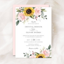 Blütenrot Sonnenblumen Grüne Weinkultur Hochzeitsf