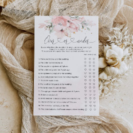 Blütenrötung über oder unter Brautparty