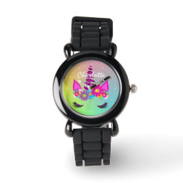 Blütenschmuck Niedlich Girl Personalisiert Armbanduhr