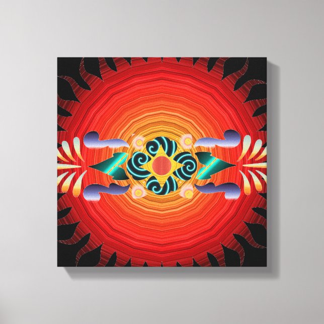 Blütenüberzogene Canvas Leinwanddruck (Vorderseite)