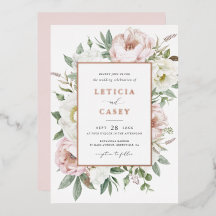 Blütenweißes Peony Rose Hochzeit