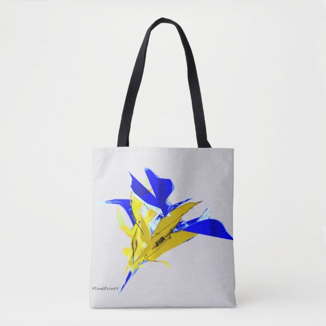 Blütenwunsch - Totbeutel Tasche (Vorderseite)