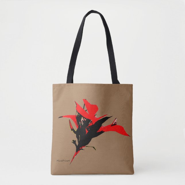 Blütenwunsch - Totbeutel Tasche (Vorderseite)