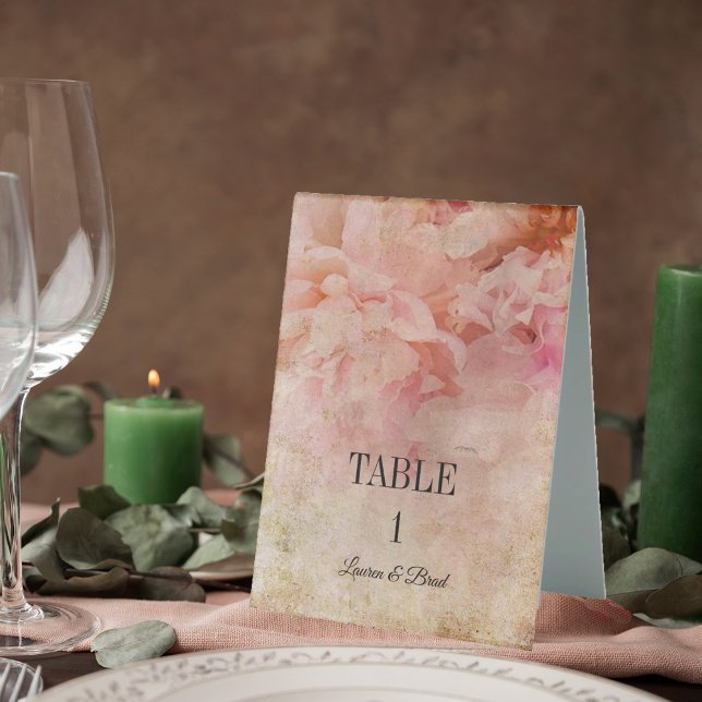 Blütenzeichen, Vintage Tafelleuchte Tischaufsteller (Von Creator hochgeladen)