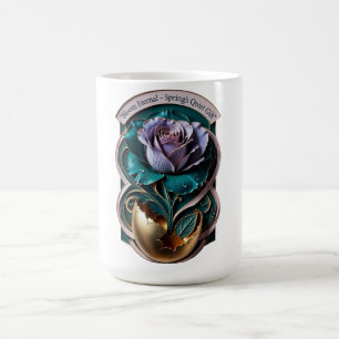 Blütenzeit-Rose, Wildflower Cottage-Geschenk Kaffeetasse