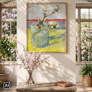 Blütenzweig Almond von Vincent van Gogh Poster