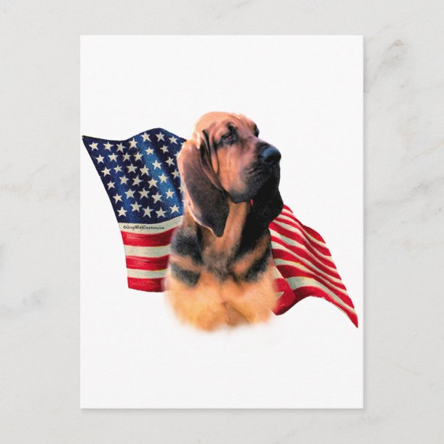 Blutfahne Postkarte (Vorderseite)