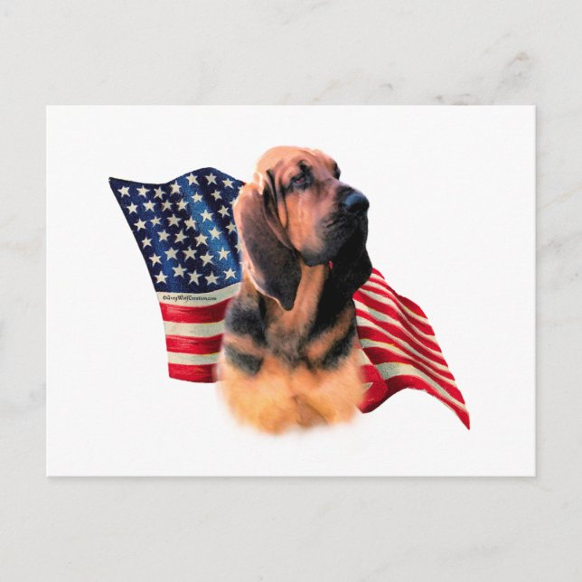 Blutfahne Postkarte (Vorderseite)