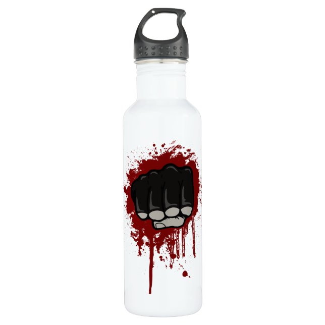 Blutfaust Edelstahlflasche (Vorderseite)