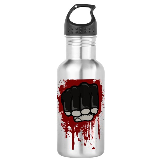 Blutfaust Edelstahlflasche (Vorderseite)