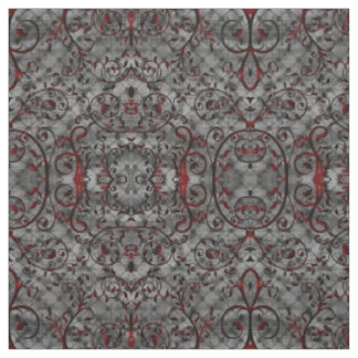 Blutgefäß Damask Goth Muster Fabric Stoff